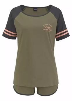Arizona Sporty Stripe Short Pyjamas 8 Arizona Sporty Stripe Short Pyjamas -Lascana Outlet Shop Arizona Sporty Stripe Short Pyjamas48883028FRSC
