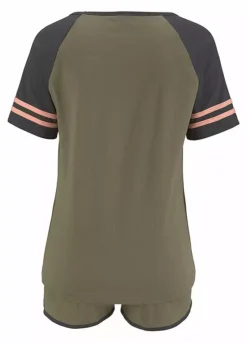 Arizona Sporty Stripe Short Pyjamas 9 Arizona Sporty Stripe Short Pyjamas -Lascana Outlet Shop Arizona Sporty Stripe Short Pyjamas48883028FRSC W01