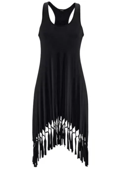 Beachtime Hem Tassel Dress