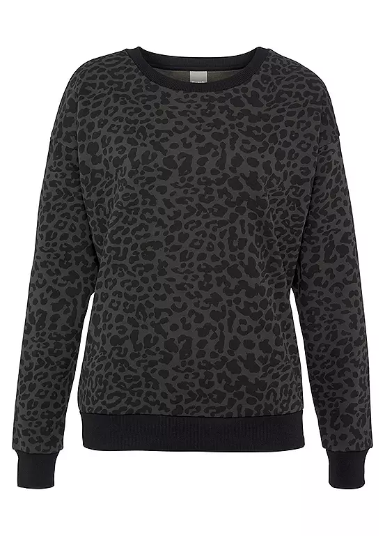 Bench Animal Print Sweatshirt 2 Bench Animal Print Sweatshirt - Image 2