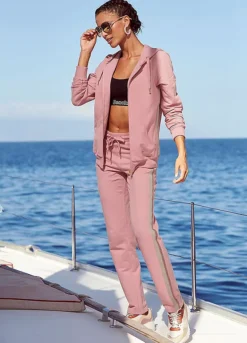 Bench Glitter Stripe Hoodie -Lascana Outlet Shop Bench Glitter Stripe Hoodie96632862FRSP W02