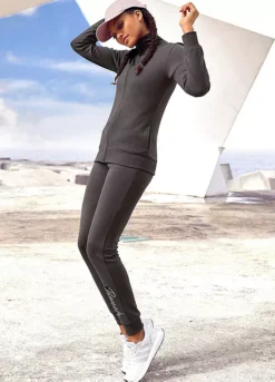 Bench High Collar Sweat Jacket -Lascana Outlet Shop Bench High Collar Sweat Jacket93020025FRSP W01