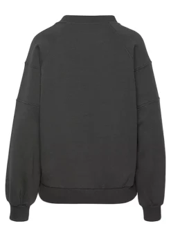 Bench Logo Embroidered Crew Neck Sweatshirt -Lascana Outlet Shop Bench Logo Embroidered Crew Neck Sweatshirt14081446FRSC W01