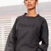 Bench Logo Embroidered Crew Neck Sweatshirt