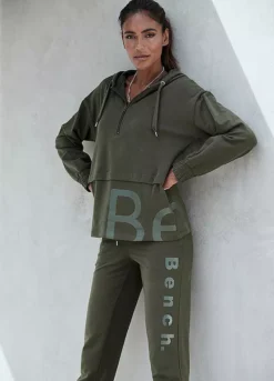 Bench Logo Print Hoodie -Lascana Outlet Shop Bench Logo Print Hoodie34017344FRSP W02