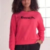Bench Logo Print Round Neck Sweatshirt