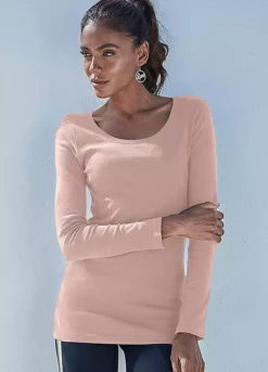 Bench Pack Of 2 Long Sleeve Tops -Lascana Outlet Shop Bench Pack of 2 Long Sleeve Tops75310749FRSP W02