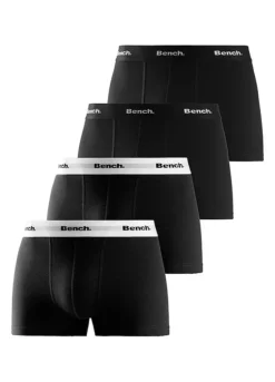 Lascana Outlet Shop -Lascana Outlet Shop Bench Pack of 4 Logo Waistband Boxer Shorts82221057FRSC