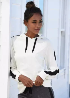 Bench Raglan Sleeve Stripe Hoodie 7 Bench Raglan Sleeve Stripe Hoodie -Lascana Outlet Shop Bench Raglan Sleeve Stripe Hoodie89585160FRSL