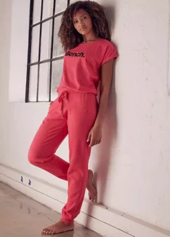 Bench Shiny Logo Print Short Sleeve T-Shirt -Lascana Outlet Shop Bench Shiny Logo Print Short Sleeve T Shirt22877665FRSP W01