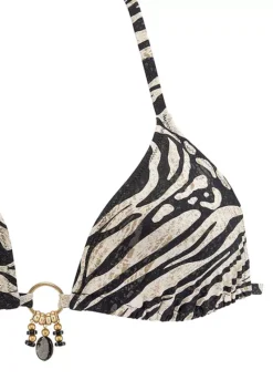 Bruno Banani Animal Print Triangle Bikini -Lascana Outlet Shop Bruno Banani Animal Print Triangle Bikini64880227FRSC W01