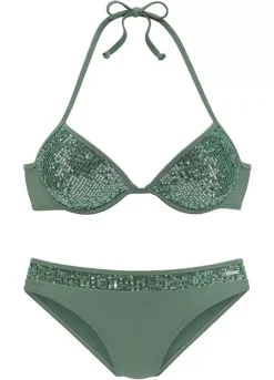 Bruno Banani Sequin Push Up Bikini -Lascana Outlet Shop Bruno Banani Sequin Push Up Bikini65475231FRSC