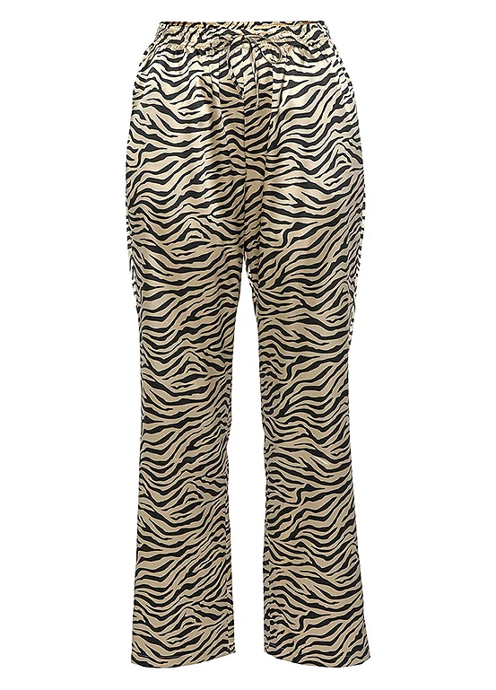 Buffalo Animal Print Pyjama Trousers 2 Buffalo Animal Print Pyjama Trousers - Image 2