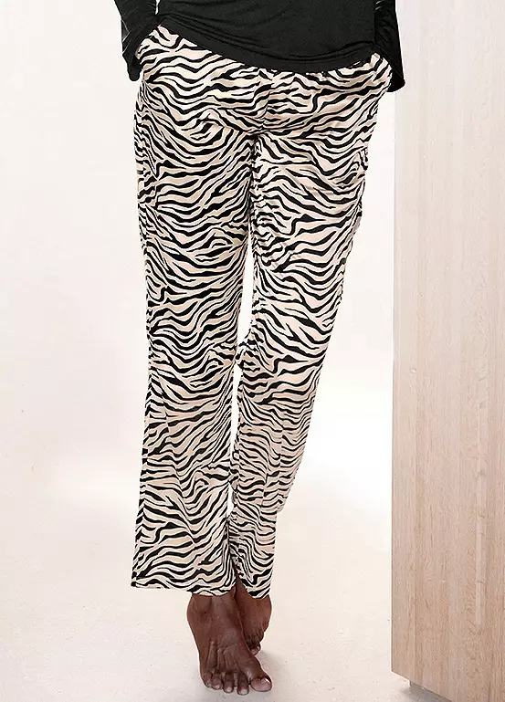 Buffalo Animal Print Pyjama Trousers 1 Buffalo Animal Print Pyjama Trousers