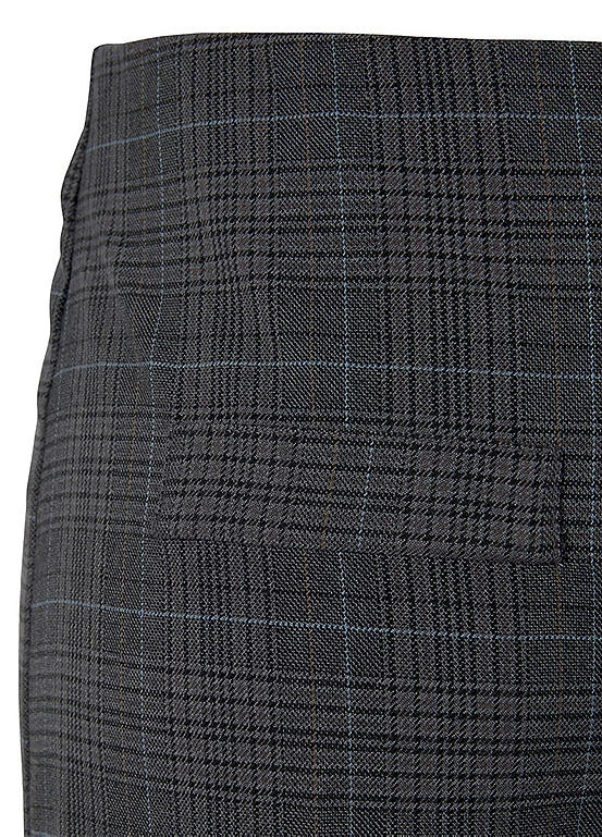 Buffalo Check Wide Leg Trousers 5 Buffalo Check Wide Leg Trousers - Image 5