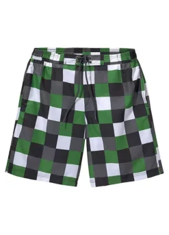 Buffalo Checked Swim Shorts -Lascana Outlet Shop Buffalo Checked Swim Shorts813786FRSC