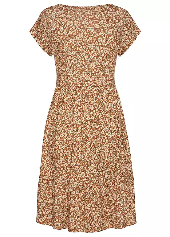 Buffalo Floral Print Jersey Dress 3 Buffalo Floral Print Jersey Dress - Image 3