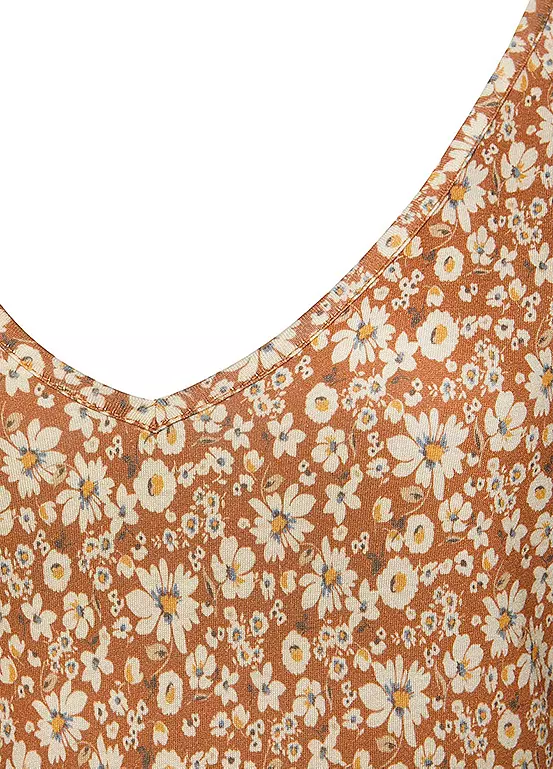 Buffalo Floral Print Jersey Dress 4 Buffalo Floral Print Jersey Dress - Image 4