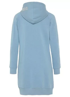 Buffalo Foil Print Hooded Sweatshirt Dress -Lascana Outlet Shop Buffalo Foil Print Hooded Sweatshirt Dress11166038FRSC W01