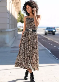 Buffalo Leopard Print Midi Dress