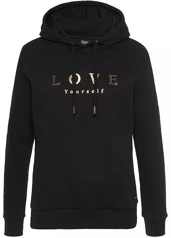 Buffalo Motif Print Hoodie 2 Buffalo Motif Print Hoodie - Image 2