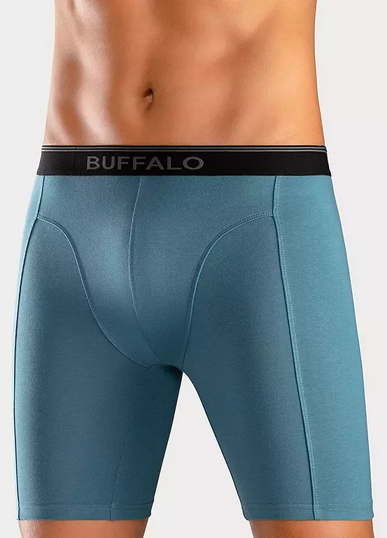 Buffalo Pack Of 3 Long Boxer Shorts 3 Buffalo Pack Of 3 Long Boxer Shorts - Image 3