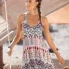 Buffalo Patterned Beach Dress