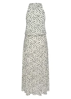 Buffalo Polka Dot Print Maxi Dress -Lascana Outlet Shop Buffalo Polka Dot Print Maxi Dress46283767FRSC W01