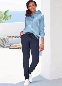 Buffalo Slogan Print Hoodie -Lascana Outlet Shop Buffalo Slogan Print Hoodie46299703FRSP W01