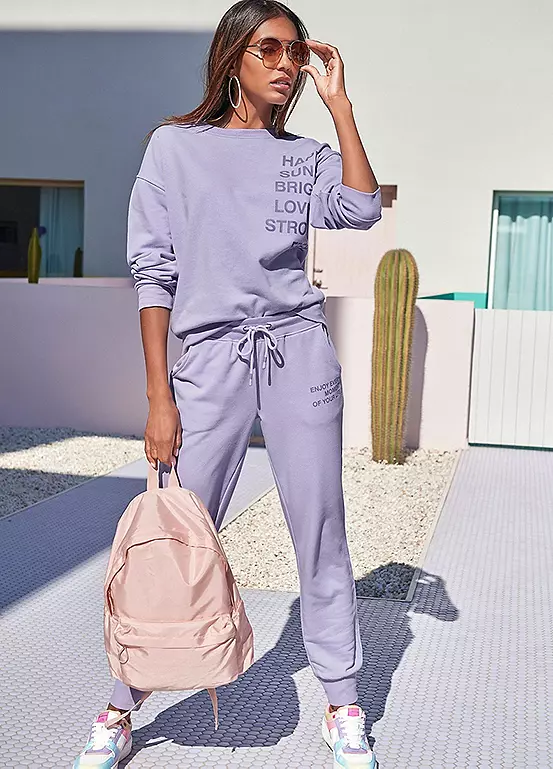 Buffalo Slogan Print Sweatshirt 3 Buffalo Slogan Print Sweatshirt - Image 3