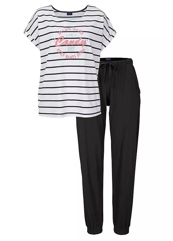 Buffalo Stripe Top Pyjamas 2 Buffalo Stripe Top Pyjamas - Image 2