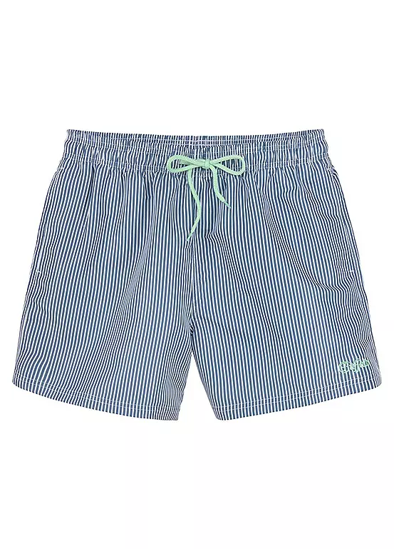Buffalo Striped Swimming Shorts 2 Buffalo Striped Swimming Shorts - Image 2