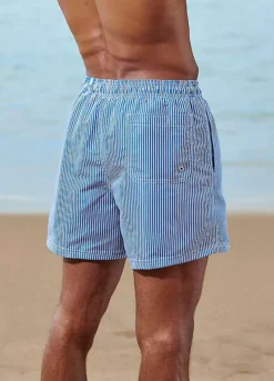 Buffalo Striped Swimming Shorts 7 Buffalo Striped Swimming Shorts -Lascana Outlet Shop Buffalo Striped Swimming Shorts79085124FRSP W01