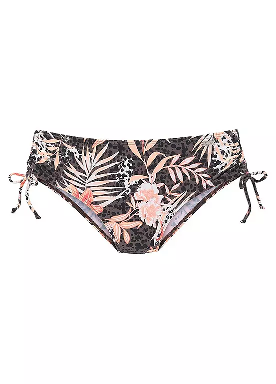 Buffalo Tropical Floral Print Side Tie Bikini Briefs 2 Buffalo Tropical Floral Print Side Tie Bikini Briefs - Image 2