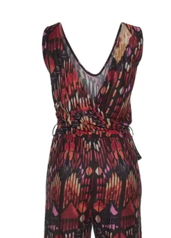 Buffalo V-Neck Patterned Jumpsuit 9 Buffalo V-Neck Patterned Jumpsuit -Lascana Outlet Shop Buffalo V Neck Patterned Jumpsuit43948266FRSC W02