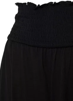 Buffalo Wide Smocked Waist Shorts -Lascana Outlet Shop Buffalo Wide Smocked Waist Shorts58168200FRSC W02