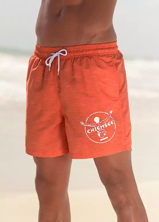 Chiemsee Logo Print Marl Swim Shorts 1 Chiemsee Logo Print Marl Swim Shorts