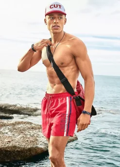 Chiemsee Logo Print Swim Shorts -Lascana Outlet Shop Chiemsee Logo Print Swim Shorts18952656FRSP W01