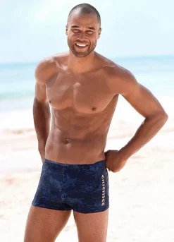 Chiemsee Printed Boxer Swimming Trunks -Lascana Outlet Shop Chiemsee Printed Boxer Swimming Trunks14137550FRSP W01