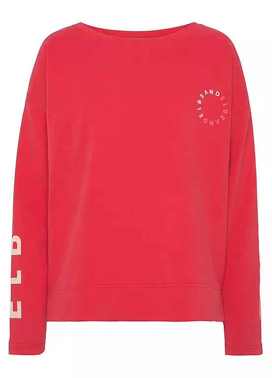 Elbsand Casual Logo Print Sweatshirt 2 Elbsand Casual Logo Print Sweatshirt - Image 2