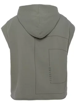 Elbsand Hooded Short Sleeve Sweatshirt -Lascana Outlet Shop Elbsand Hooded Short Sleeve Sweatshirt67798804FRSC W01