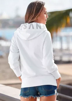Elbsand Hooded Sweat Jacket -Lascana Outlet Shop Elbsand Hooded Sweat Jacket98515554FRSP W01