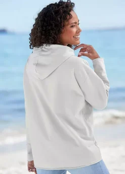 Elbsand Logo Print Hoodie -Lascana Outlet Shop Elbsand Logo Print Hoodie78408735FRSP W01