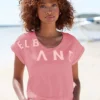 Elbsand Short Sleeve Logo Print T-Shirt