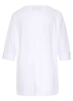 Elbsand Three-Quarter Sleeve Oversized Top -Lascana Outlet Shop Elbsand Three Quarter Sleeve Oversized Top75154811FRSC W01