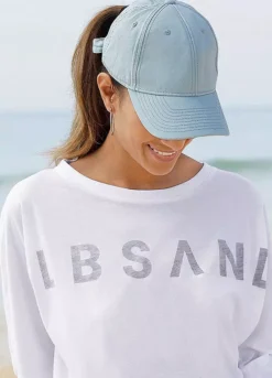 Elbsand Three-Quarter Sleeve Oversized Top -Lascana Outlet Shop Elbsand Three Quarter Sleeve Oversized Top75154811FRSP W01