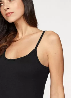 H.I.S 2 Pack Of Spaghetti Tops -Lascana Outlet Shop H.I.S 2 Pack of Spaghetti Tops879792FRSP W02