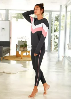 H.I.S Contrast Stripe Sweatshirt 6 H.I.S Contrast Stripe Sweatshirt -Lascana Outlet Shop H.I.S Contrast Stripe Sweatshirt62826961FRSL