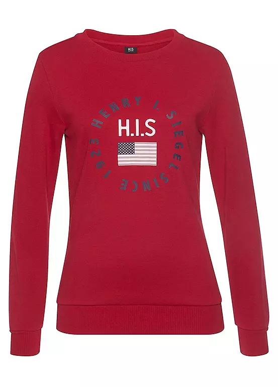 H.I.S Crew Neck Sweatshirt 2 H.I.S Crew Neck Sweatshirt - Image 2