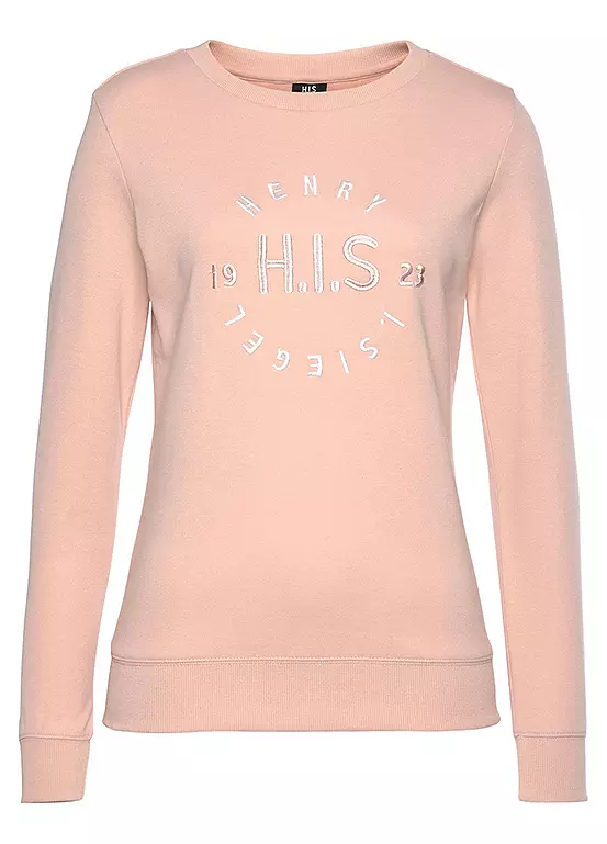 H.I.S Logo Print Sweatshirt 2 H.I.S Logo Print Sweatshirt - Image 2